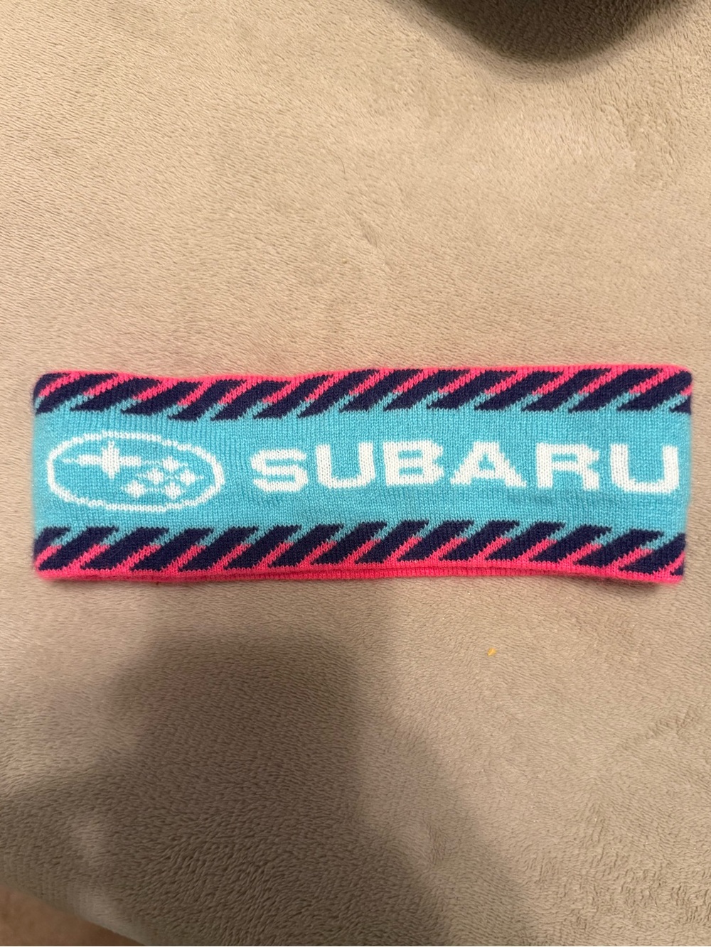 Subaru Headband in Turquoise, Pink & Navy